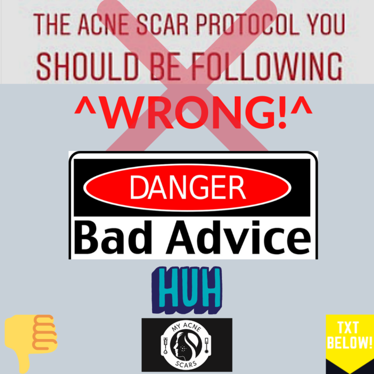 The Acne Scar Plan You Should Be Following: WRONG! 1 16